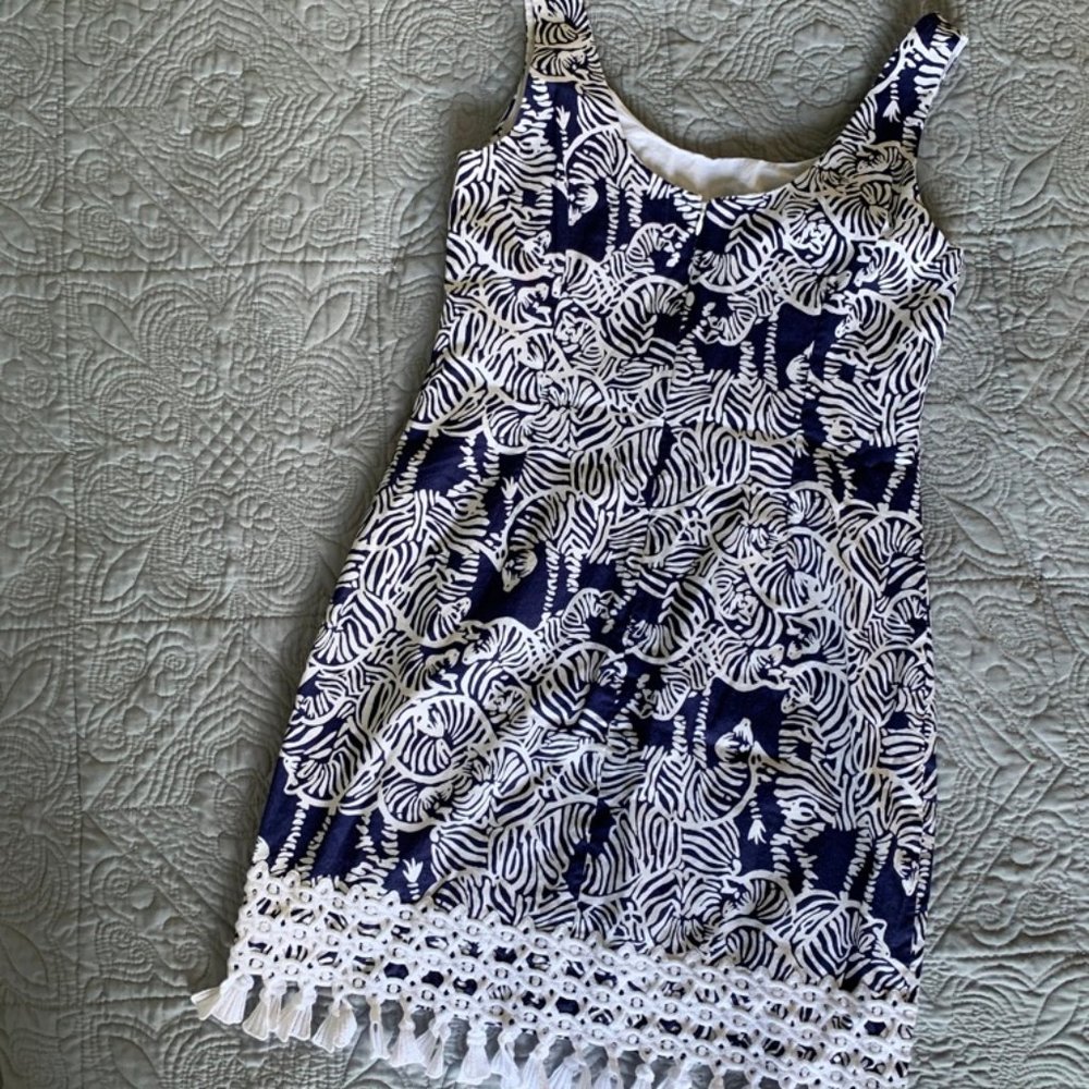 Sz 8 Lilly Pulitzer Fringe Dress